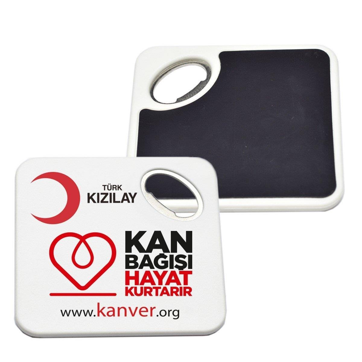 Bardak Altlığı Kare Magnet Şişe Açacağı ürün görseli