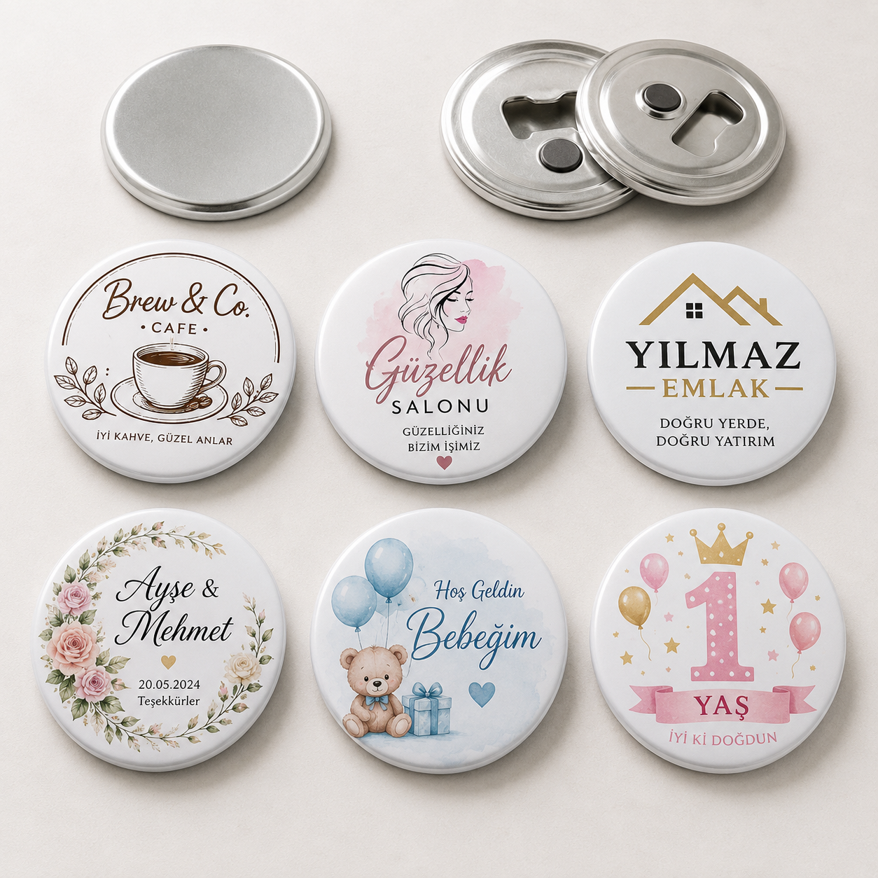 58mm Buton Magnet Açacak ürün görseli
